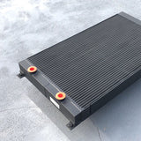 Air compressor radiator